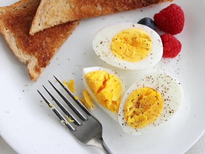 only eat two boiled eggs every breakfast?